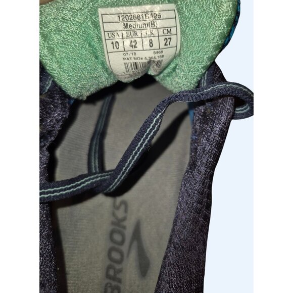 Brooks GTS 18 Blue Cushion Running Shoes Size 10 Lightweight Durable Design - Picture 8 of 9